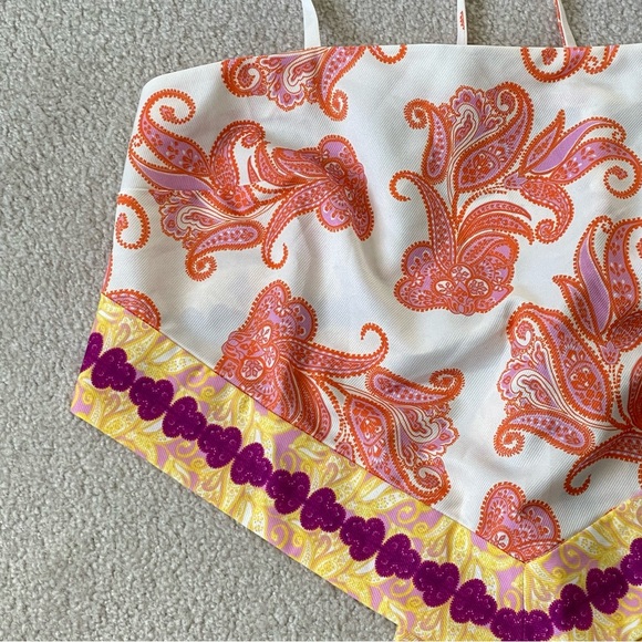 New! Eloquii paisley bandana crop Top 54173 - Picture 5 of 16